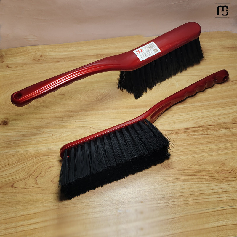 迪贸实心长柄塑料尼龙硬毛刷长毛桌椅清洁刷扫床刷子除尘刷座垫刷