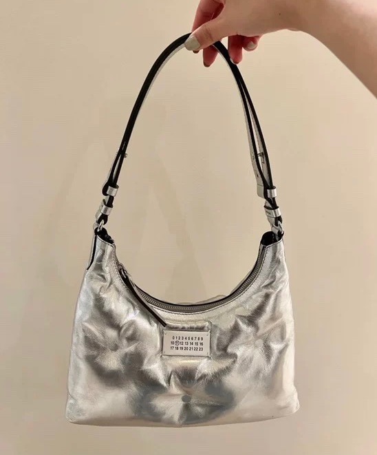 现货直邮nieeh手提包15小方包 jennie同款腋下包女单肩法棍包纯色