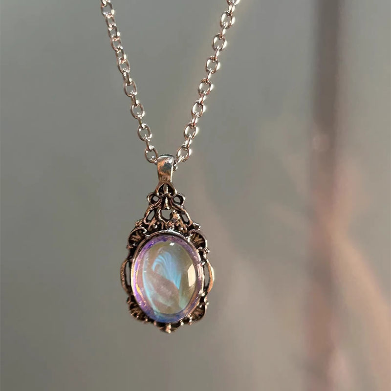 北极之光项链女小众设计感复古锁骨链时尚百搭爆款颈链-阿里巴巴