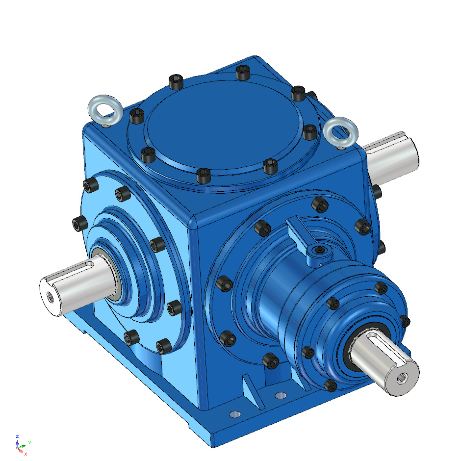 上海品联现货t20-1:1-1-lr十字换向器齿轮箱 90度直角转向箱