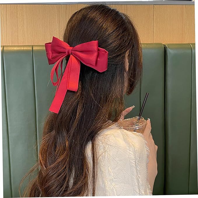 日系甜美蝴蝶结发夹女后脑勺顶夹弹簧夹头饰一字夹马尾夹子-阿里巴巴