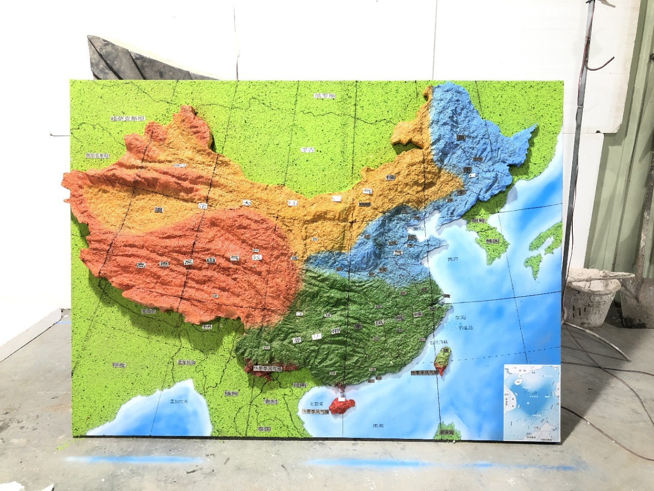 供应壁挂式沙盘模型重庆立体三维地形图模型