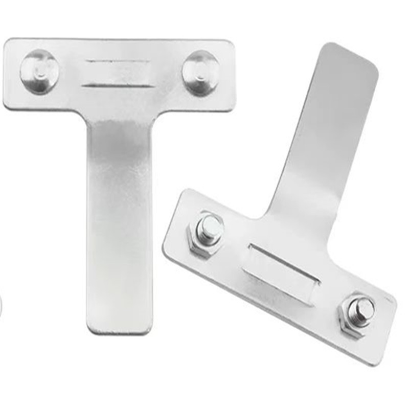 丝网印刷印花木框铝框T型铁片走台跑台印花框配件T铁白色把手