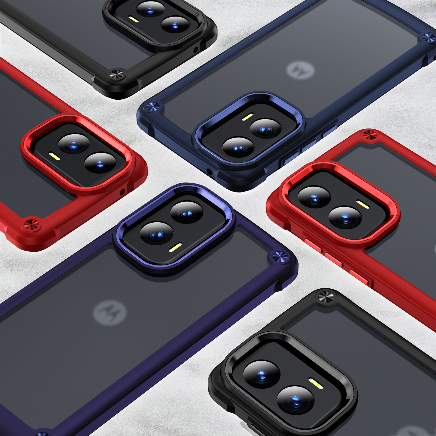 电商金翅鸟五金按键茶色肤感漆 适用moto g stylus 5g 2024手机壳