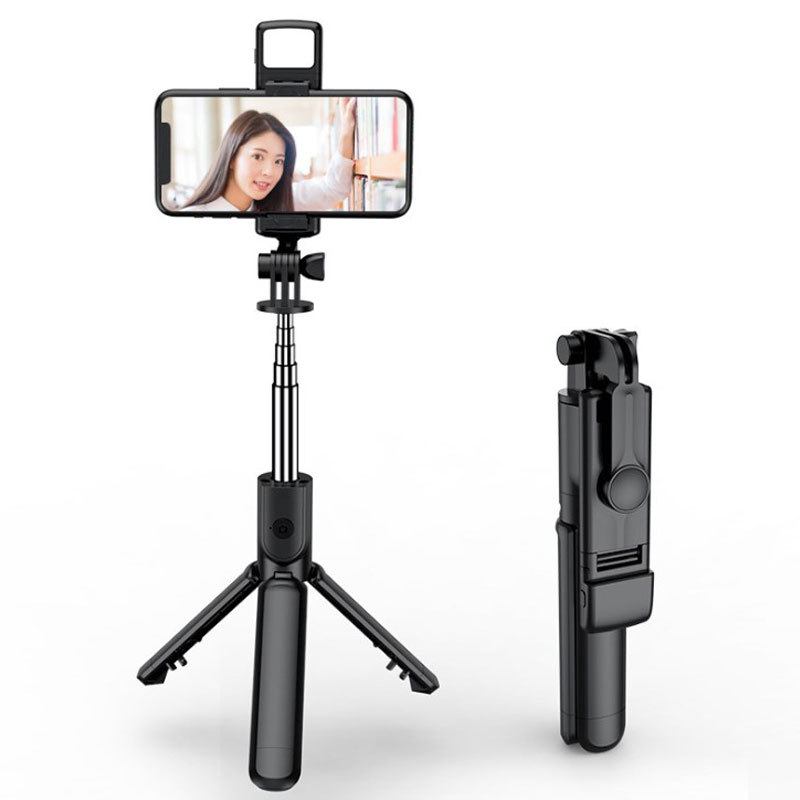Popular S03 Bluetooth Selfie Stick Integrated Tripod Stand for Live Streaming Mobile Phone Universal 360-Degree Horizontal and Vertical Shooting Manufacturer