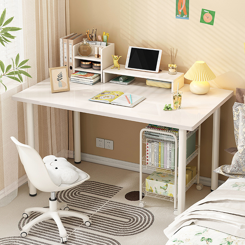 桌子女生卧室书桌家用台式电脑桌简易学生写字桌出租房床边学习桌