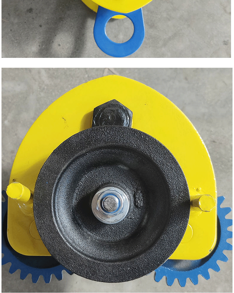 gcl 跑车手动滑轮行走葫芦小车起重滑车0.5/1/2t手推龙门架行车10