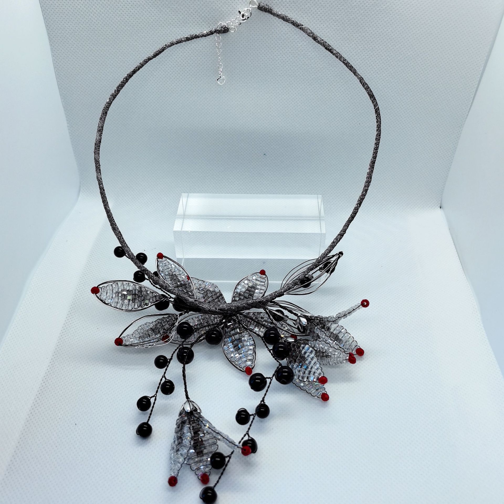 西子家莫奈山水画项链手工编铜丝高定款-阿里巴巴