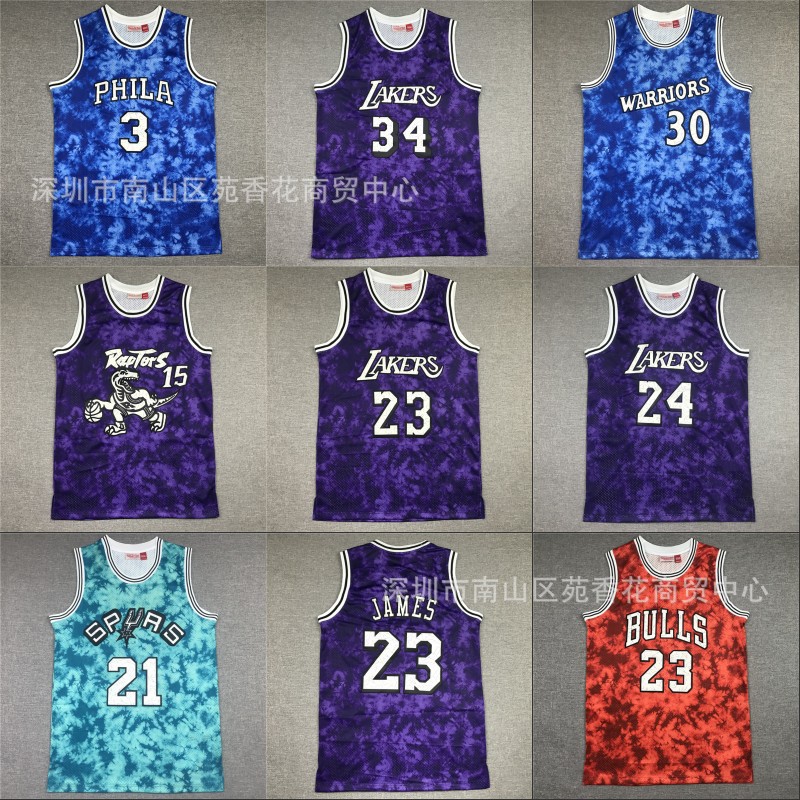 nba篮球衣湖人队24#23詹姆斯科比库里卡特邓肯新款星座版刺绣球服