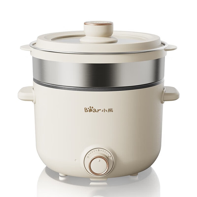 小熊drg-e25h1电煮锅泡面火锅宿舍小电锅多功能多用途电热锅2.
