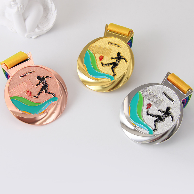 2023 Sports Medal Football Basketball Games Competition Medal Customized Sports Games Souvenir Medal Printed L