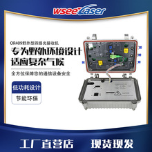 CATV野外光接收机 光纤接收器 四路输出 带AGC光接收机OR409