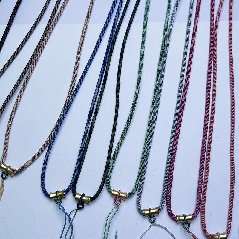 新款手工24k包金碧玉珍珠饰品绳活口情侣款个性佩挂脖毛衣链批发