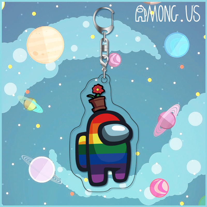 太空狼人杀公仔among us亚克力钥匙扣包包小礼品游戏周边挂件跨境