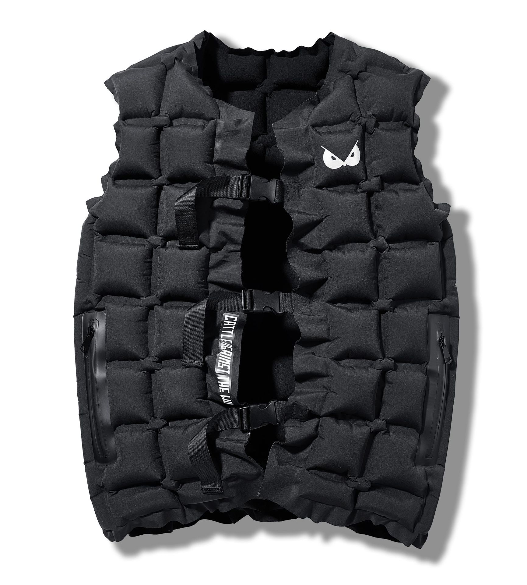 春秋新款充气马甲男时尚外穿男款背心户外休闲钓鱼坎肩工作服批发