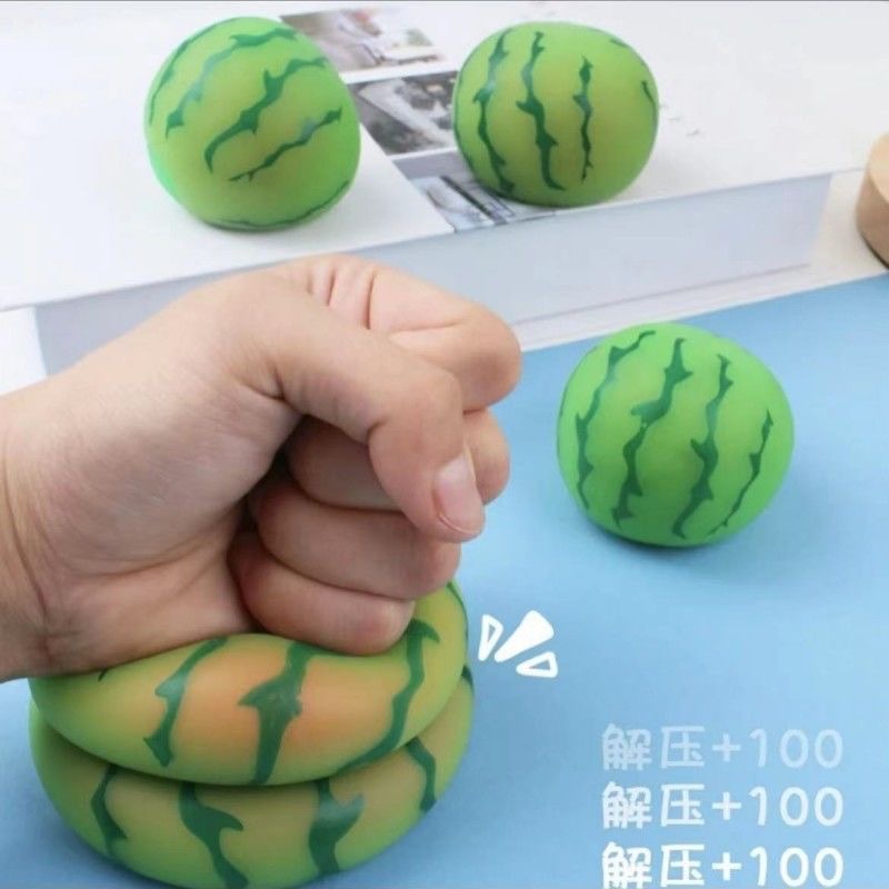 Color-Changing Watermelon Squeezing Toy Emulational Fruit Decompression Toy Vent Ball Decompression Summer Limit Best-Seller on Douyin