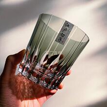 星芒杯江户切子手工雕刻玻璃酒杯威士忌酒杯水晶玻璃烈酒杯冷水杯
