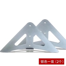 落地立式单双面卡布软膜灯箱简易三角支架一字型底座支架支撑龙骨