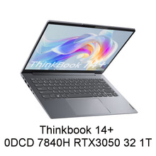 笔记本电脑⑩Thinkbook 14+ 0DCD R7 RTX3050 32 1T 14寸