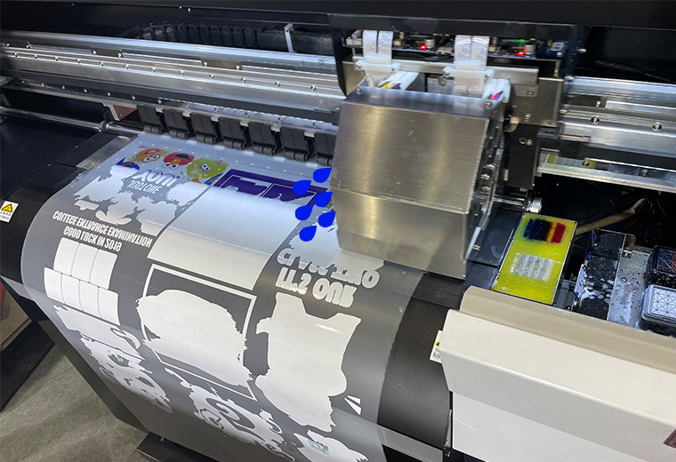 dtf抖粉机 t恤印花柯式烫画抖粉烘干一体 新款pet白墨直喷烫画