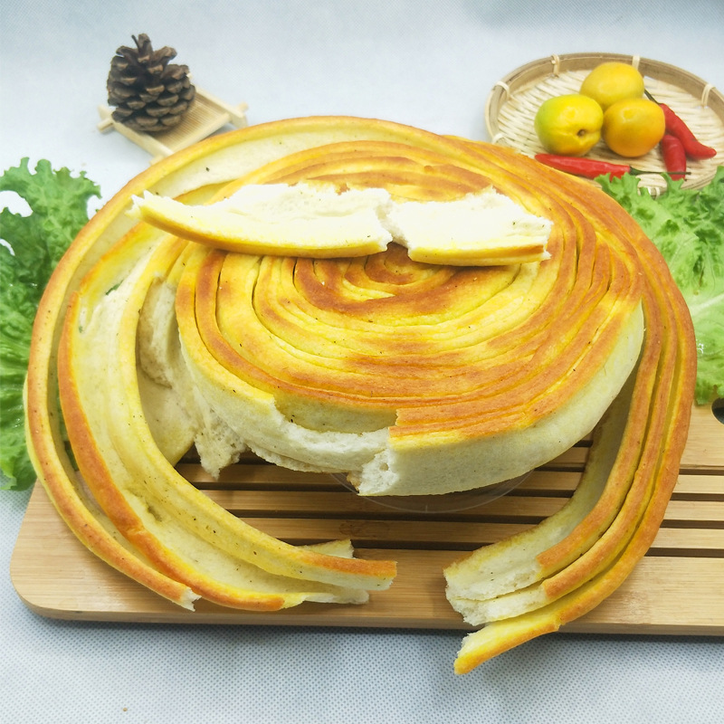 甘肃饼特产平凉庄浪大油饼锅盔特色小吃零食早餐手工西北美食750g