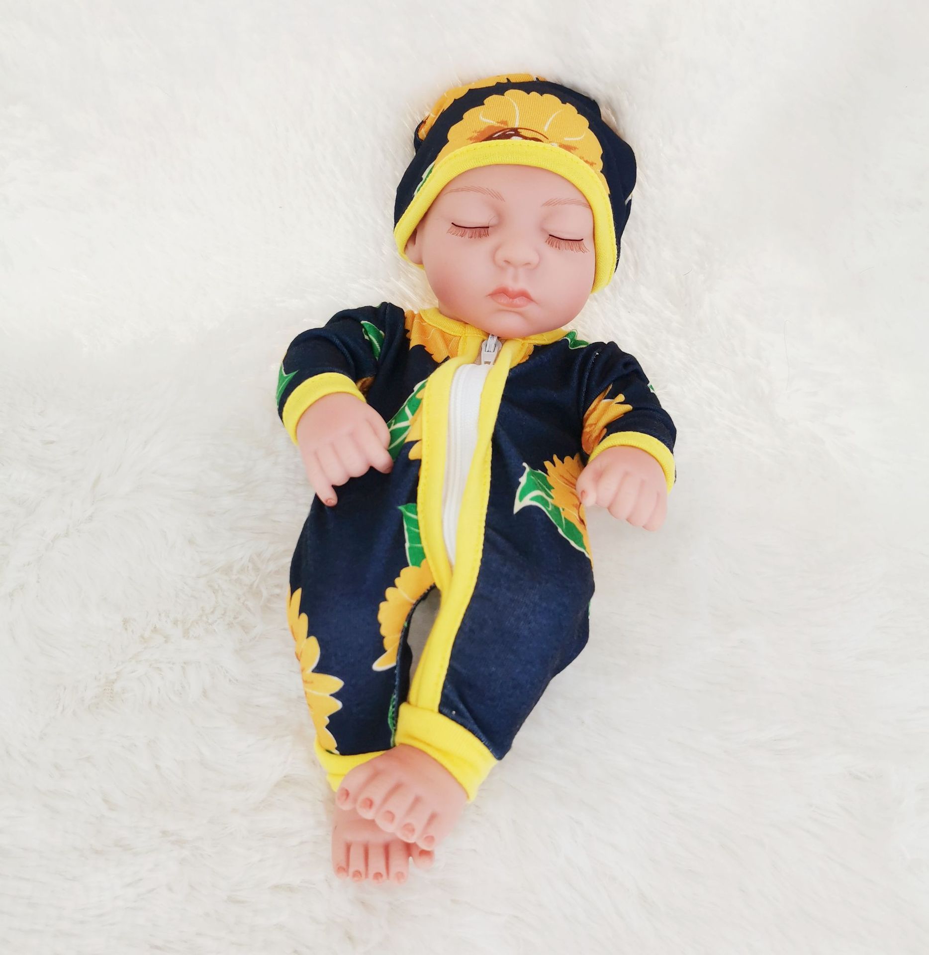 重生娃娃仿真婴儿30厘米全硅胶仿真娃跨境货源亚马逊wish