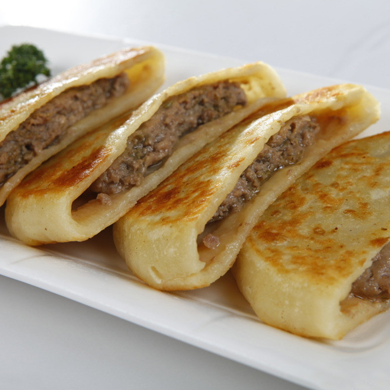 三全黑椒牛肉馅饼10个酥皮手抓饼速冻半成品早餐猪肉夹馍饼煎肉饼
