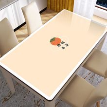 餐桌垫软玻璃隔热垫风高级轻奢防烫桌垫防水防油透明防滑桌布桌垫