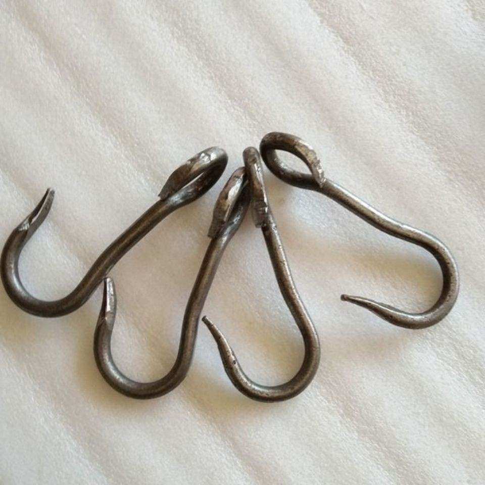 钢钩子挑水扁担钩子s铁挂钩园林工具吊钩铁钩起重钩子货钩拉钩