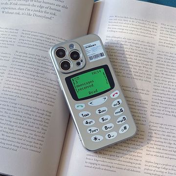 适用苹果14手机壳iphone13mini全包12mini创意复古诺基亚xr/7p/11