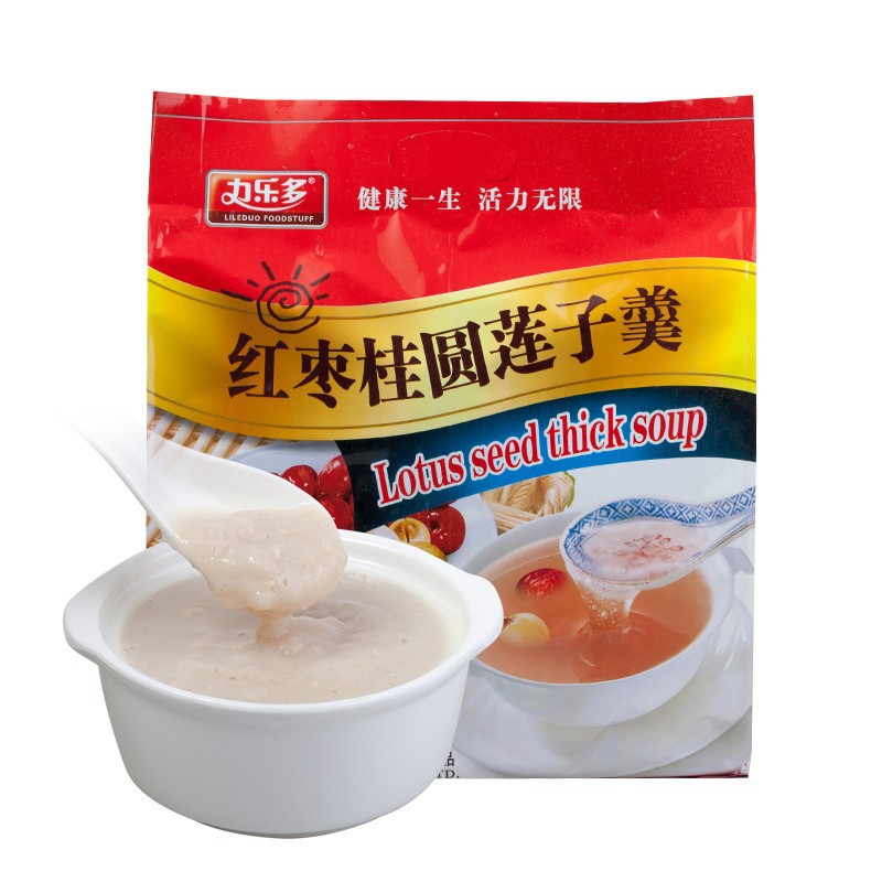 控糖期食品力乐多红枣桂圆莲子羹600克无添蔗糖速食冲饮代餐粉