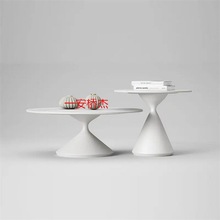YL奶油组合风岩板小户型简约餐桌旋转伸缩方圆两用家用现代圆形爆