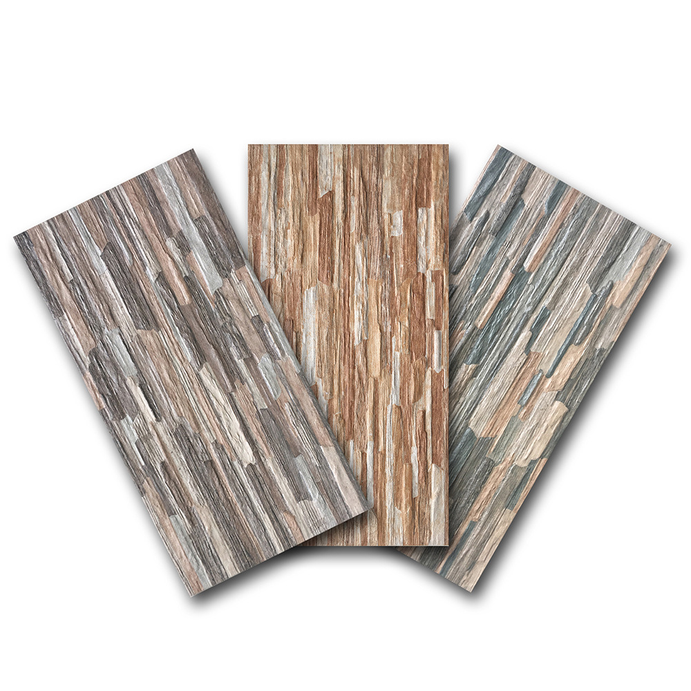 福建外墙砖3d高清喷墨外墙砖200x400凹凸别墅釉面瓷砖20*40mm