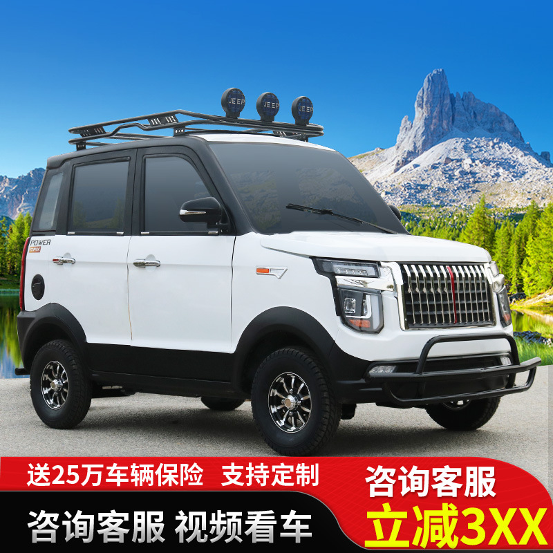 新能源老头乐四轮车电动车代步车电动汽车成年人油电两用女电瓶车