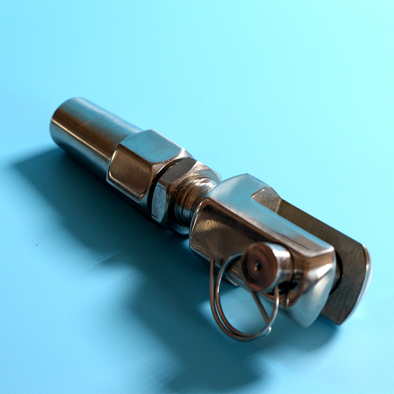 叉式快速接头不锈钢接线器 钢丝绳配件接线器冲压端子收紧器-阿里巴巴