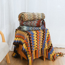 波西米亚沙发毯盖毯针织毯夏季办公室空调午休午睡毯子床尾巾搭毯