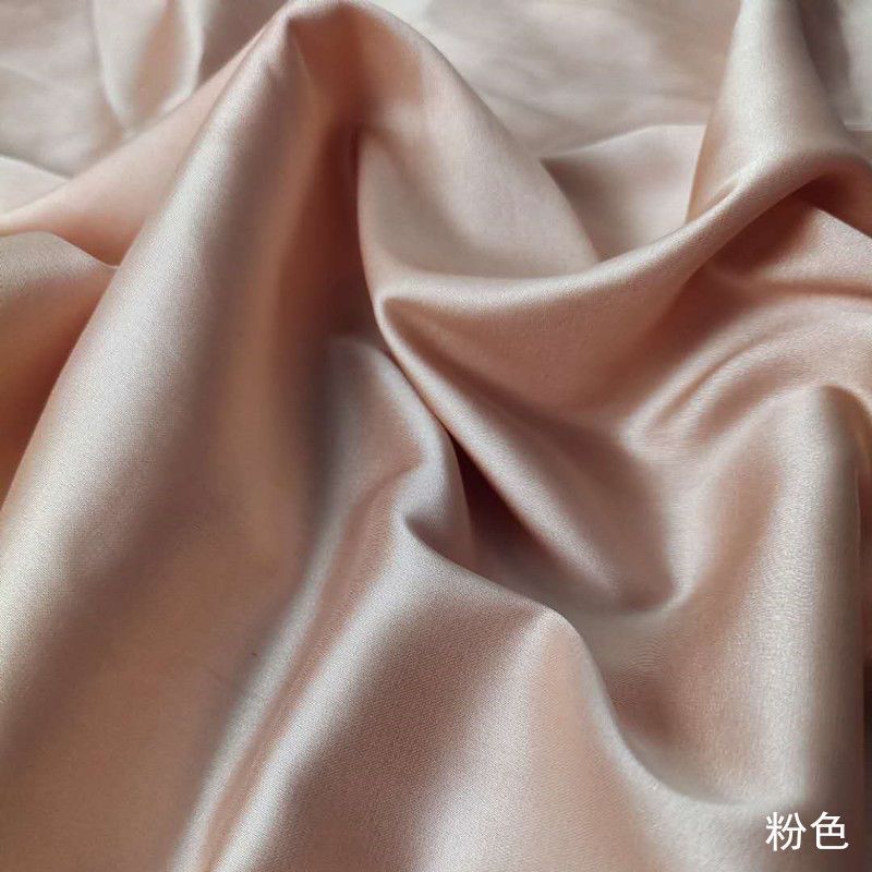 醋酸面料真丝布料衬衫不透弹力缎面冰丝绸缎睡衣礼服连衣裙醋酸