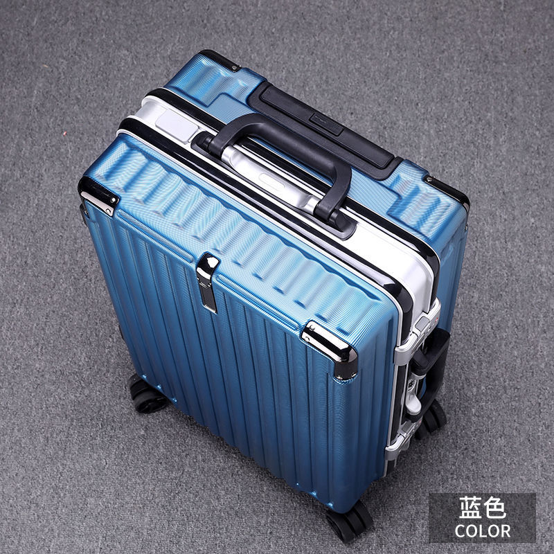 Aluminium Frame Luggage Printed Logo Gift Box Luggage Female 20 Student Suitcase Male 24 Password Check-in Suitcase