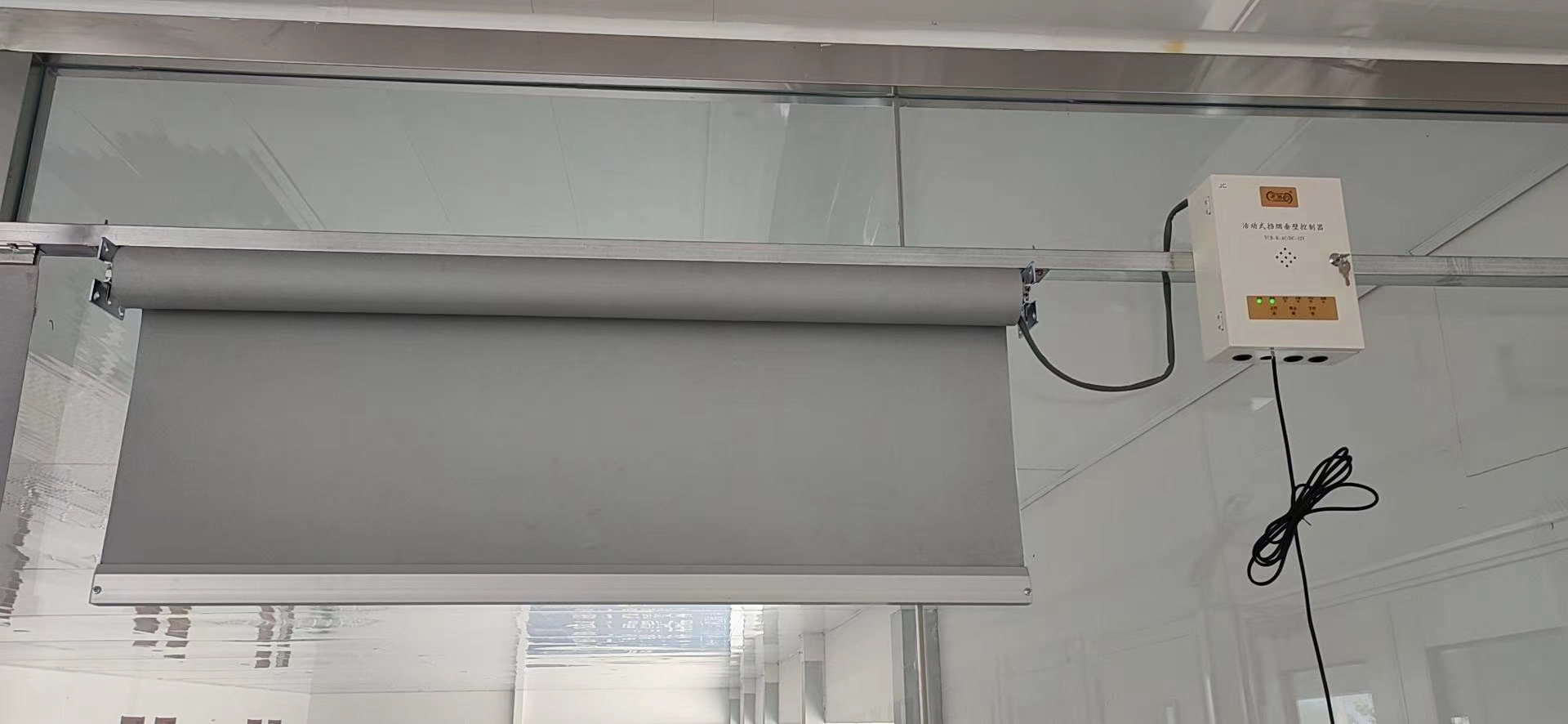 电动硅胶布挡烟垂壁 活动挡烟垂壁 防火玻璃固定式挡烟垂壁