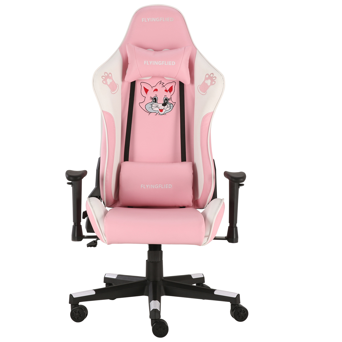 粉色少女电竞椅游戏椅太空舱家用可躺电脑椅子靠背办公椅可升降