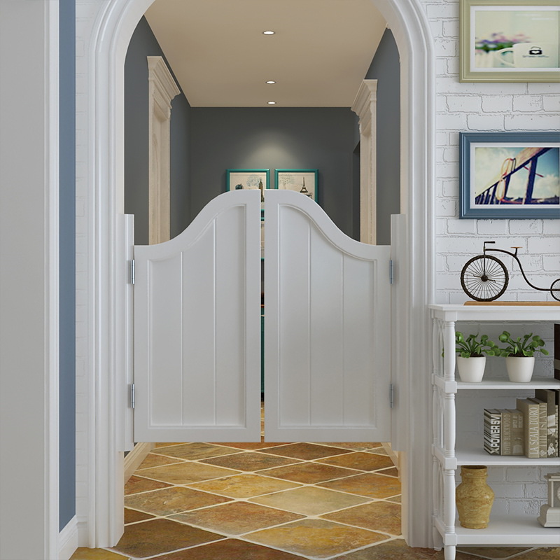 地中实木腰门半腰门牛仔门酒吧门腰门隔断栅栏篱笆木栏栅门做旧门