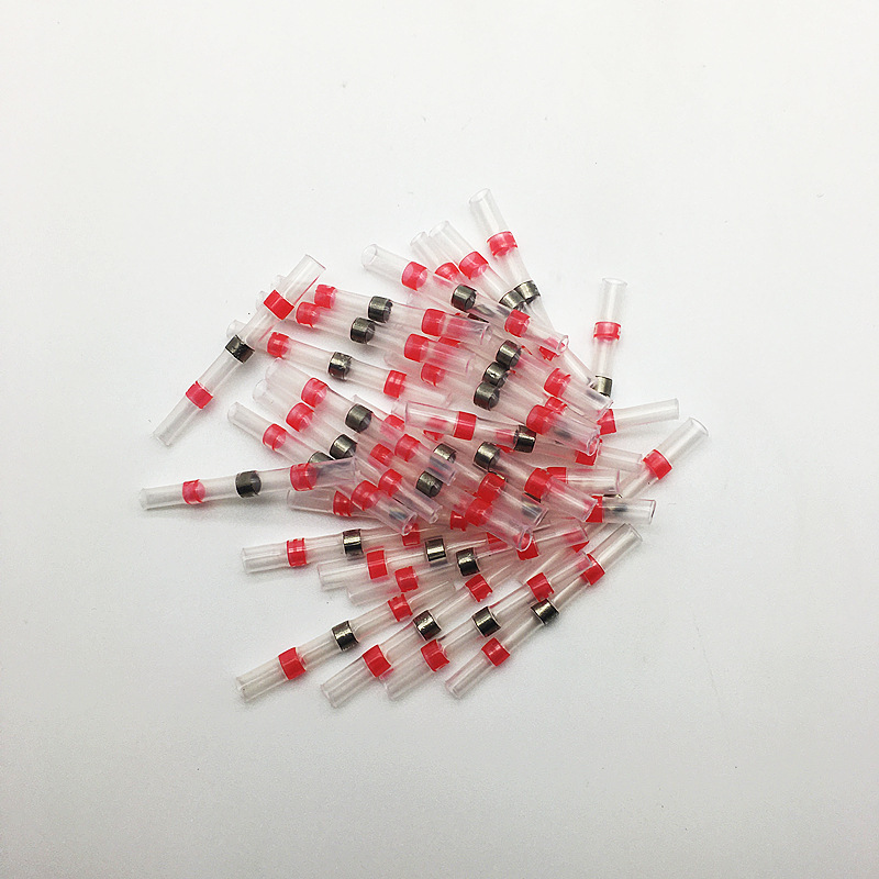 厂家直供白色焊锡环中接保护管 热缩防水连接器 焊锡管 热缩端子