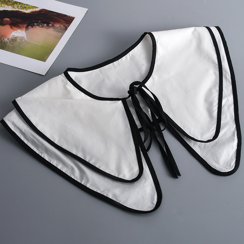 海军领子女韩版时尚衣领2021年新款英伦风春秋衣领子