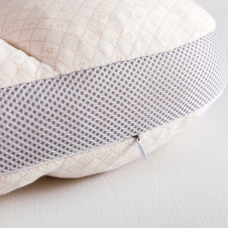 针织棉云朵空心软管枕芯 可水洗pe/tpe颗粒填充单人枕头 厂家批发