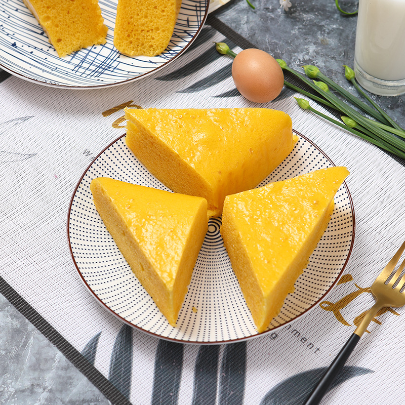 冷冻食品早餐发糕点心紫薯南瓜多口味马拉糕五斤24块三角红糖松糕