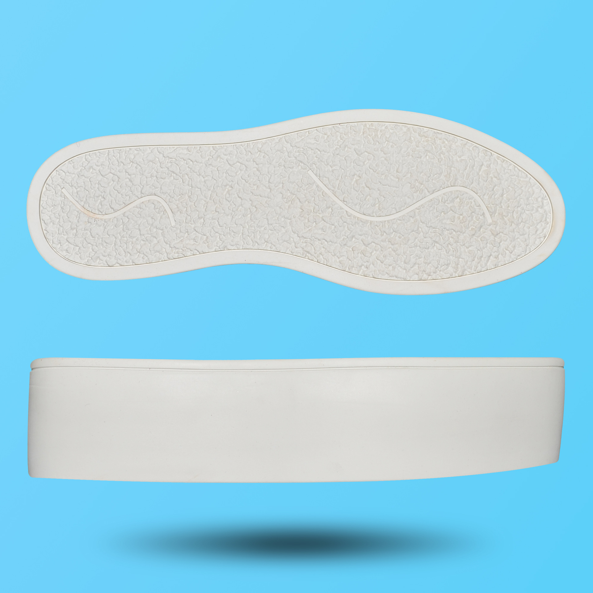 运动休闲增高女款小白鞋滑板鞋橡胶鞋底 rubber sole 橡胶大底