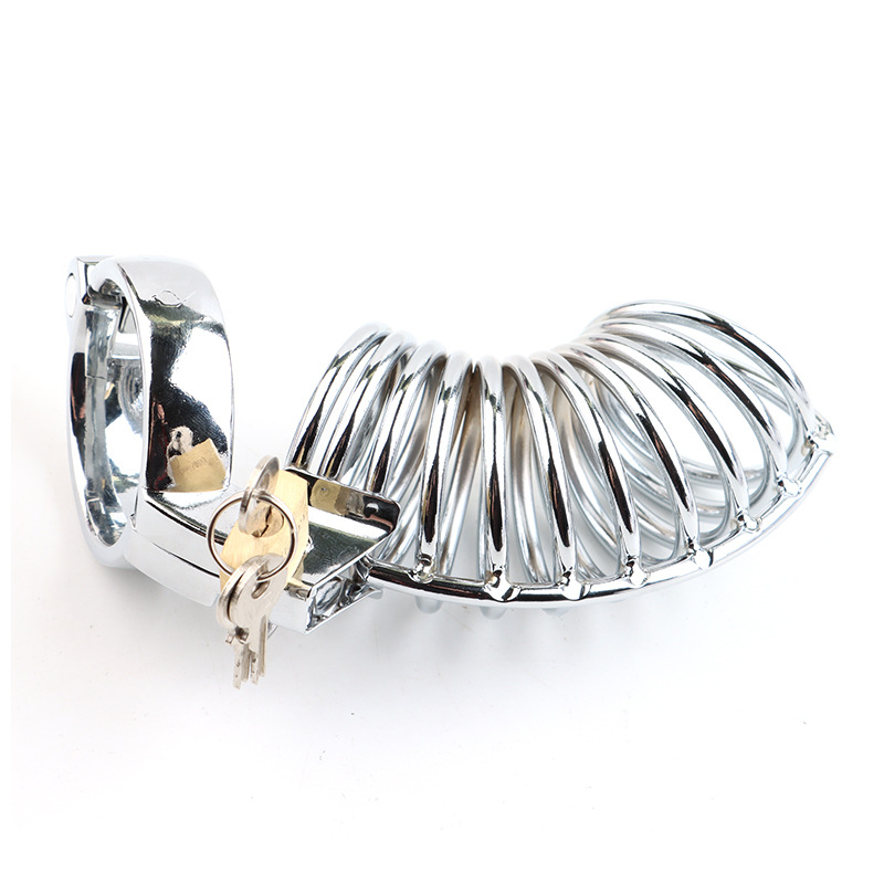 不锈钢贞操锁 贞洁锁男用贞操带jj锁阴茎锁情趣用品性工具