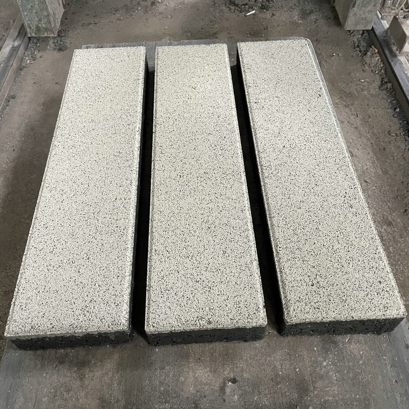 pc仿石砖广场公园路面透水砖仿石面透水砖生态园林芝麻灰透水砖