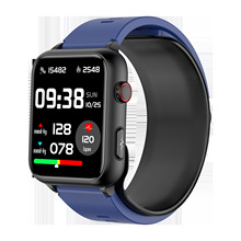 新款TK63智能手表气泵气囊血压心率血氧血糖健康监测运动模式手环