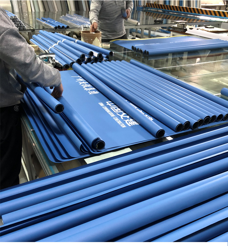 中铁交建活动板房遮阳工程卷帘定制喷绘印字图案logo广告卷帘窗帘